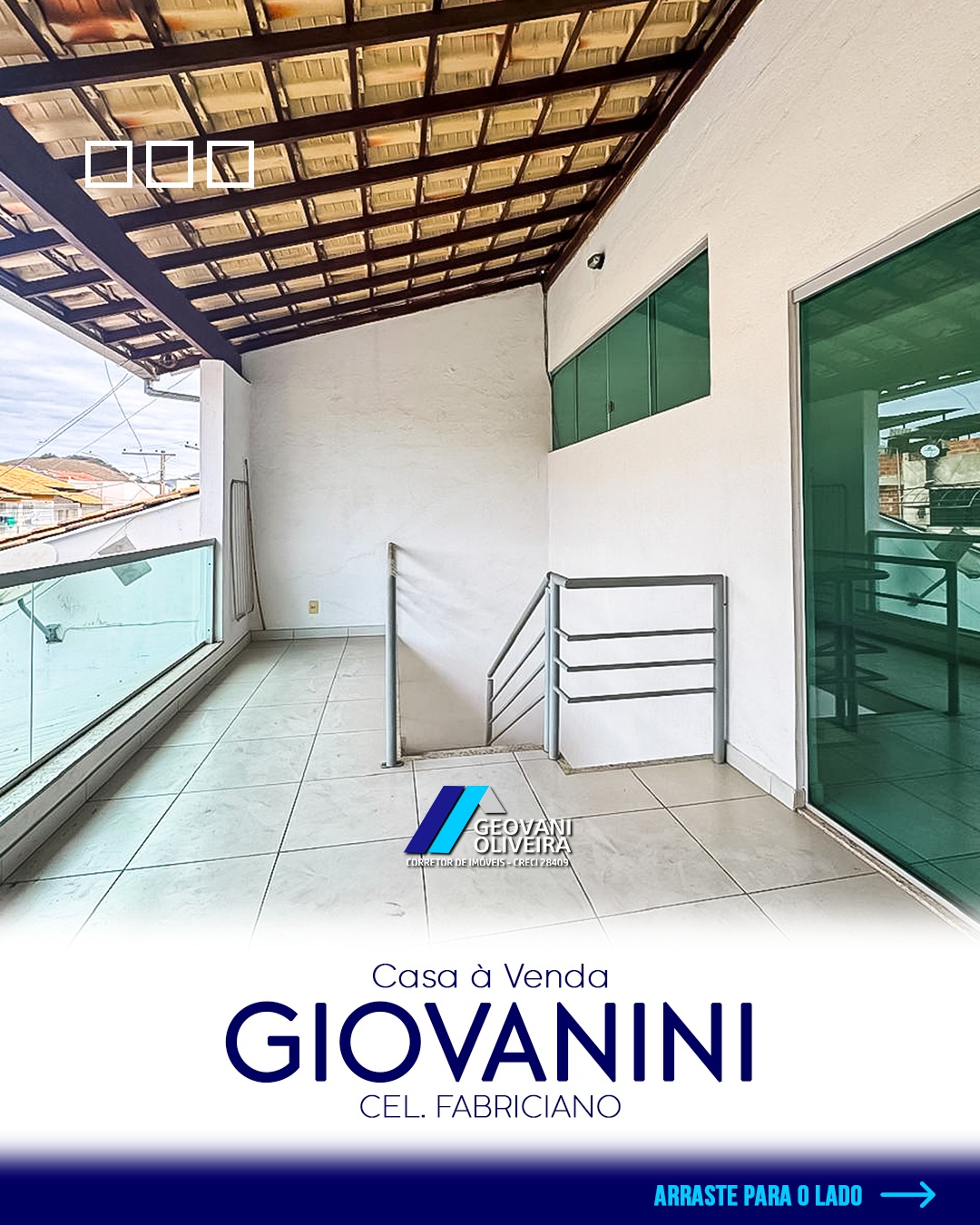 Casa à venda no bairro Giovanini, Coronel Fabriciano - 3 quartos com suíte, varanda e cozinha planejada